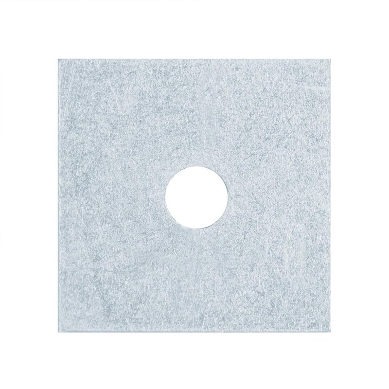 OTTFF 20 Pack Square Strut Washer Plate, 1/4" Bolt Size, Fit 1-5/8" Strut Channel, 7/32" Thick - Image 3